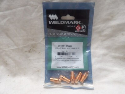 Weldmark WEM13N28 Collet Body 3/32'' HW9, 20, 25 (Pkg of 5)