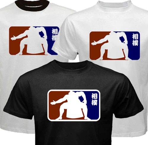 New SUMO Japan Wrestling MLB Kanji style design T-shirt