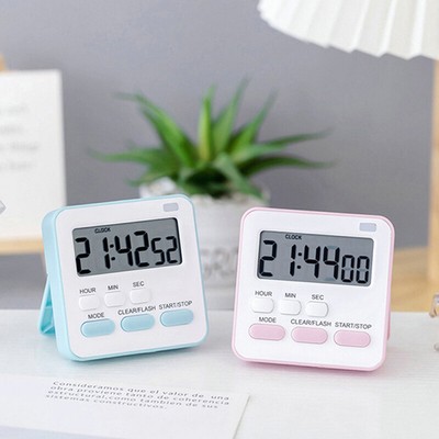 With Flashing Light Timer Cooking Kitchen Sport Study Alarm Clock Big Digits ZR