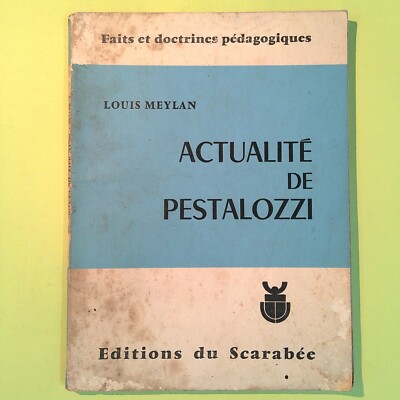 NEWS VON PESTALOZZI MEYLAN EDITIONS DU SCARABEE