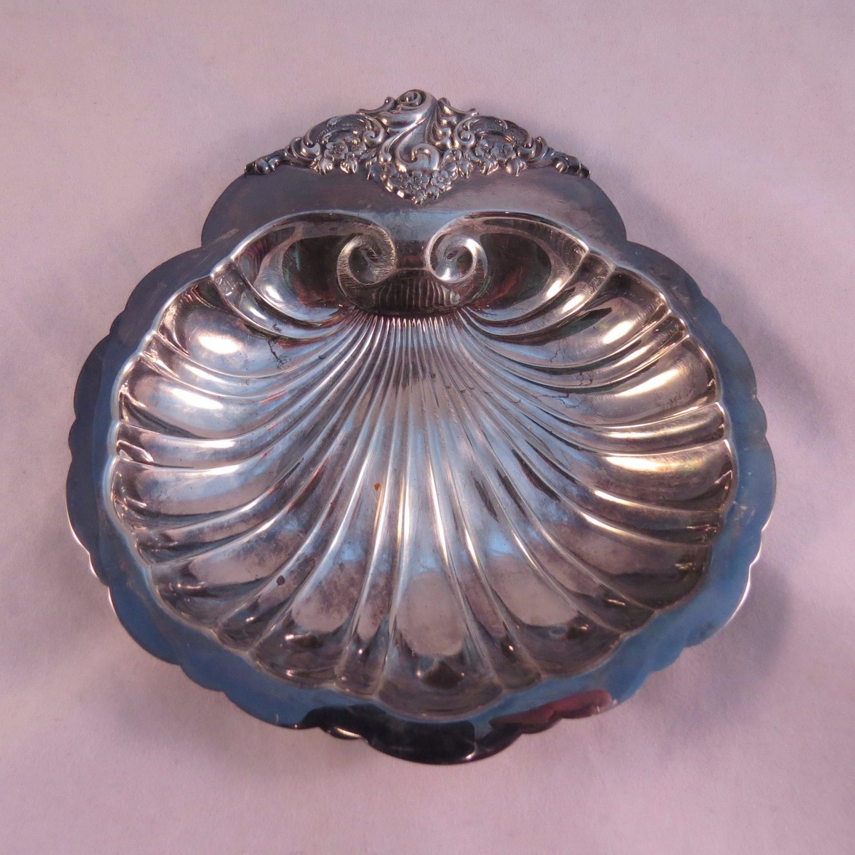 WALLACE BAROQUE SILVERPLATE SHELL BON BON DISH #277 (B1) | eBay