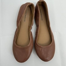 NWOB Lucky Brand Womens Emmie Bourbon Ballet Flats Shoes 8.5 Medium