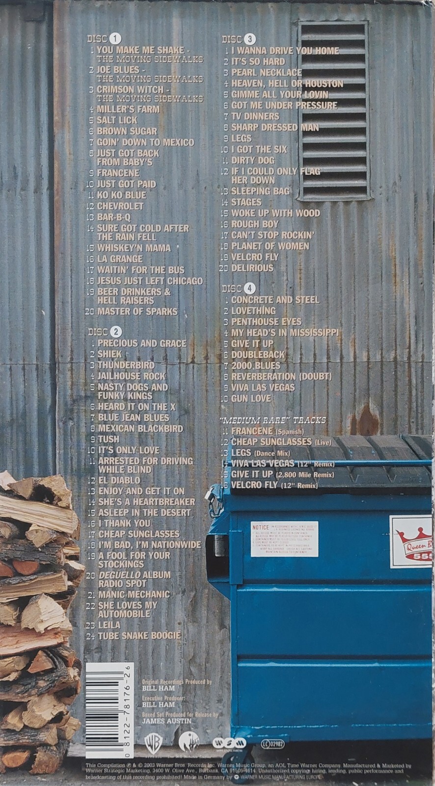 ZZ Top Chrome Smoke & BBQ 20 years of Beer Drinkin' & Hell Raisin' 4CD Box Set 81227817626 eBay