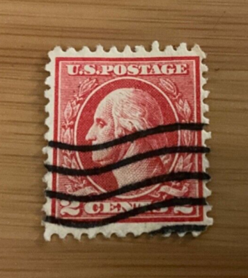 USAジョージ・ワシントン2セント 1916 Stamp USA George Washington Rare 2 Cent Two cents Red NH