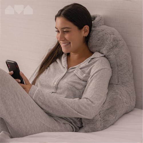 LINENSPA Coussin De Lecture Avec Mousse à Mémoire Forme