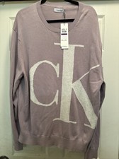 Calvin Klein Logo Sweater Supima Cotton 2XL NWT 98