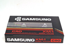 SAMSUNG XM-1 C90 Blank Audio Cassette Tape Sealed NEW