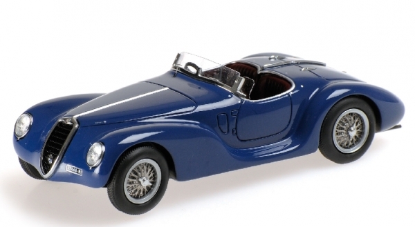 Alfa Romeo 6c 2500 Ss Corsa Spider 1939 bluee 1 43 Model MINICHAMPS Alfa Romeo 6c 2500 Ss Corsa Spider 1939 bluee 1 43 Model MINICHAMPS