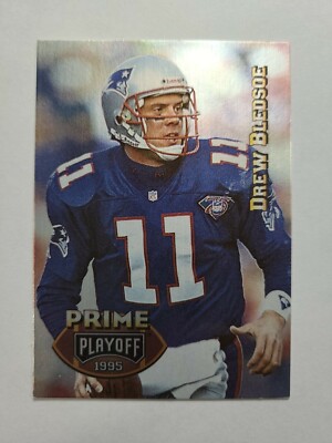 DREW BLEDSOE 1995 PLAYOFF PRIME FOOTBALL CARD # 11 E6827