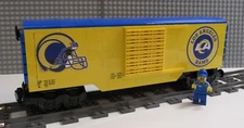 Custom Train Los Angeles Rams Boxcar New Design PLEASE READ ITEM DESCRIPTION
