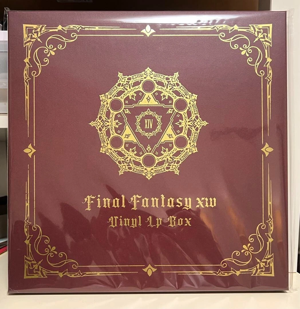 FINAL FANTASY XIV Vinyl LP Box 4 LP Record Set FF 14 Square W/ MP3 DL code