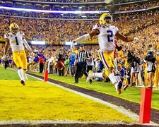 8x10 Photo JUSTIN JEFFERSON & Ja’MARR CHASE LSU Tigers 2020 National Champions