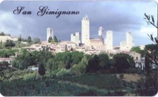 San Gimignano Italy Siena Tuscany Souvenir Refrigerator Magnet 3" Rectangular