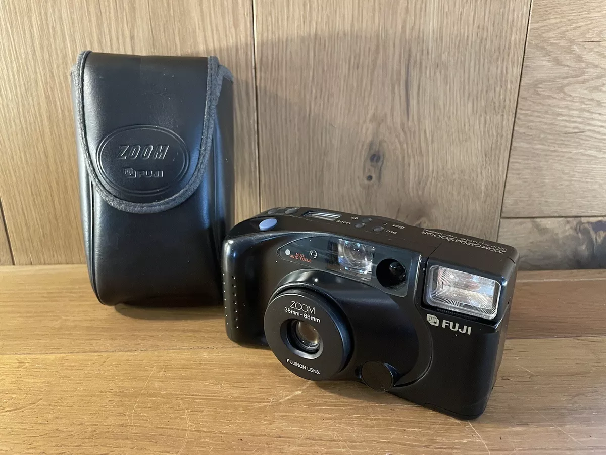 *Near Mint w/ Case* Fuji Zoom Cardia 900 Date Point & Shoot 38-85mm Film Camera