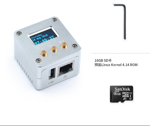 NanoPi NEO V1.4 512MB RAM con display OLED da 0,96 pollici alloggiamento in alluminio CNC - Foto 2 di 11