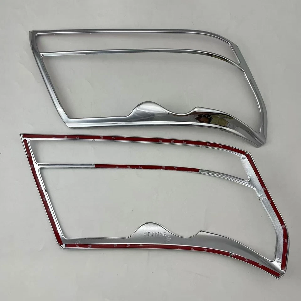 Chrome Front Head Light Lamp Cover Trim for 06-13 SUZUKI GRAND VITARA 2pcs ABS - Image 3 of 4
