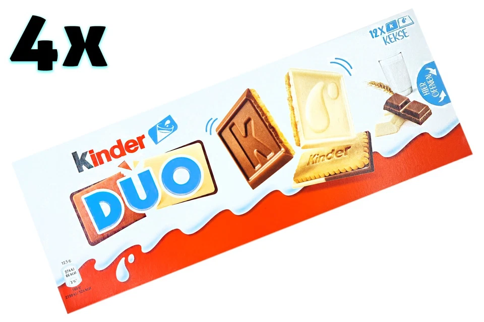 4x cajas Kinder Duo Galletas 🍫 de Alemania ✈ ENVÍO CON SEGUIMIENTO Foto 2 de 2