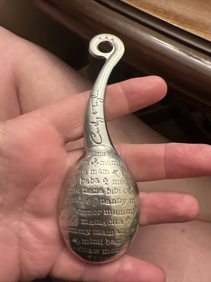 Crosby & Taylor Pewter Measuring Spoon A Mother's 1 Teaspoon 5" - Image 2 of 2
