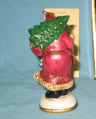 Vtg Memories Of Santa Christmas Ornaments In Box, Hand Painted **FREE SHIPPING** - Picture 19 of 69