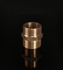 Pipe Fitting 1/4" NPT Male to Metric M14 M14X1.25 Male Brass Adapter  