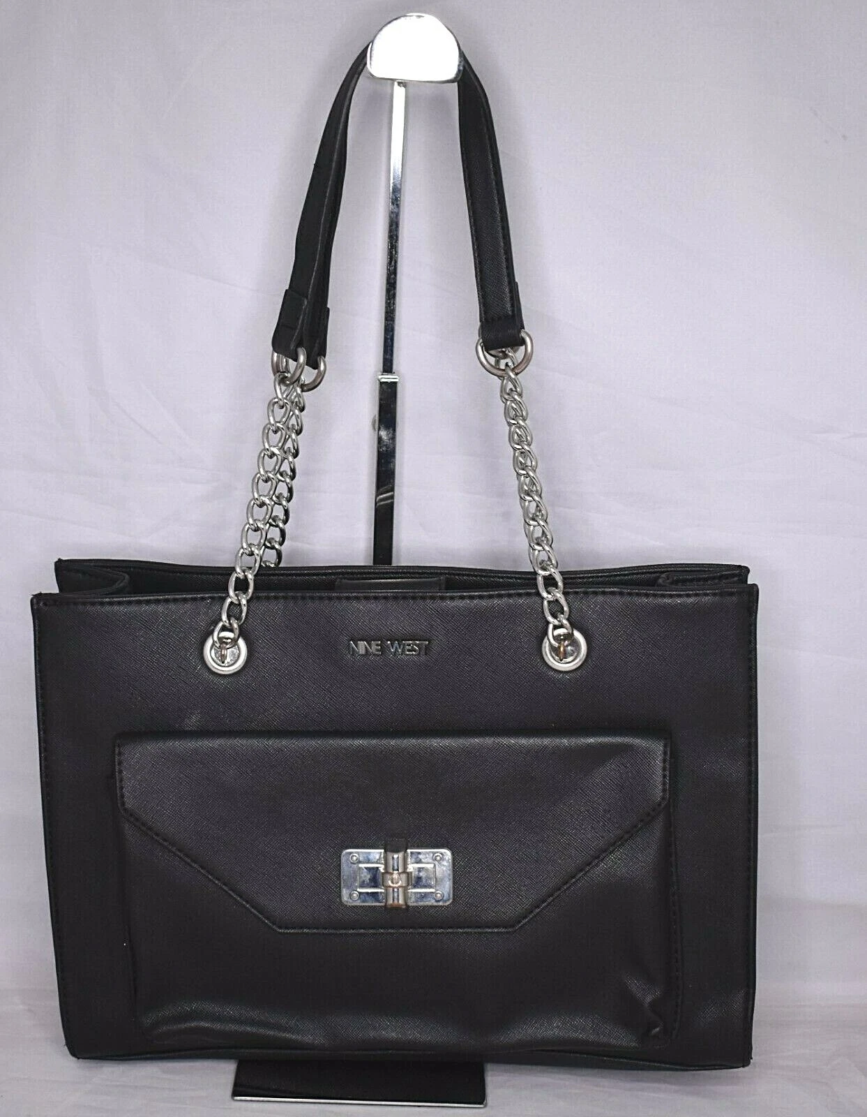 Borsa a mano Nine West Black Chain
