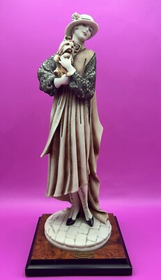Guiseppe Armani Young Lady mit Yorkshire (0486C) für Capodimonte, 1993