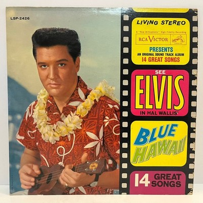 ELVIS PRESLEY - Blue Hawaii (1961 Living Stereo) - 12'' Vinyl Record LP - VG+
