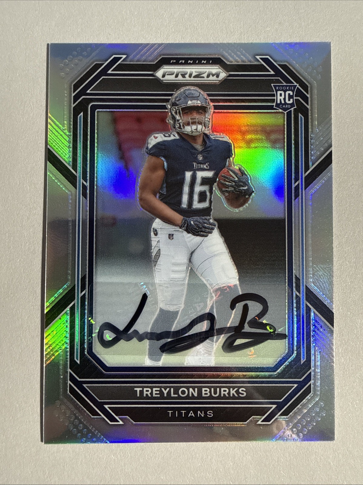 2022 Panini Prizm Treylon Burks Silver Prizm RC Auto #313