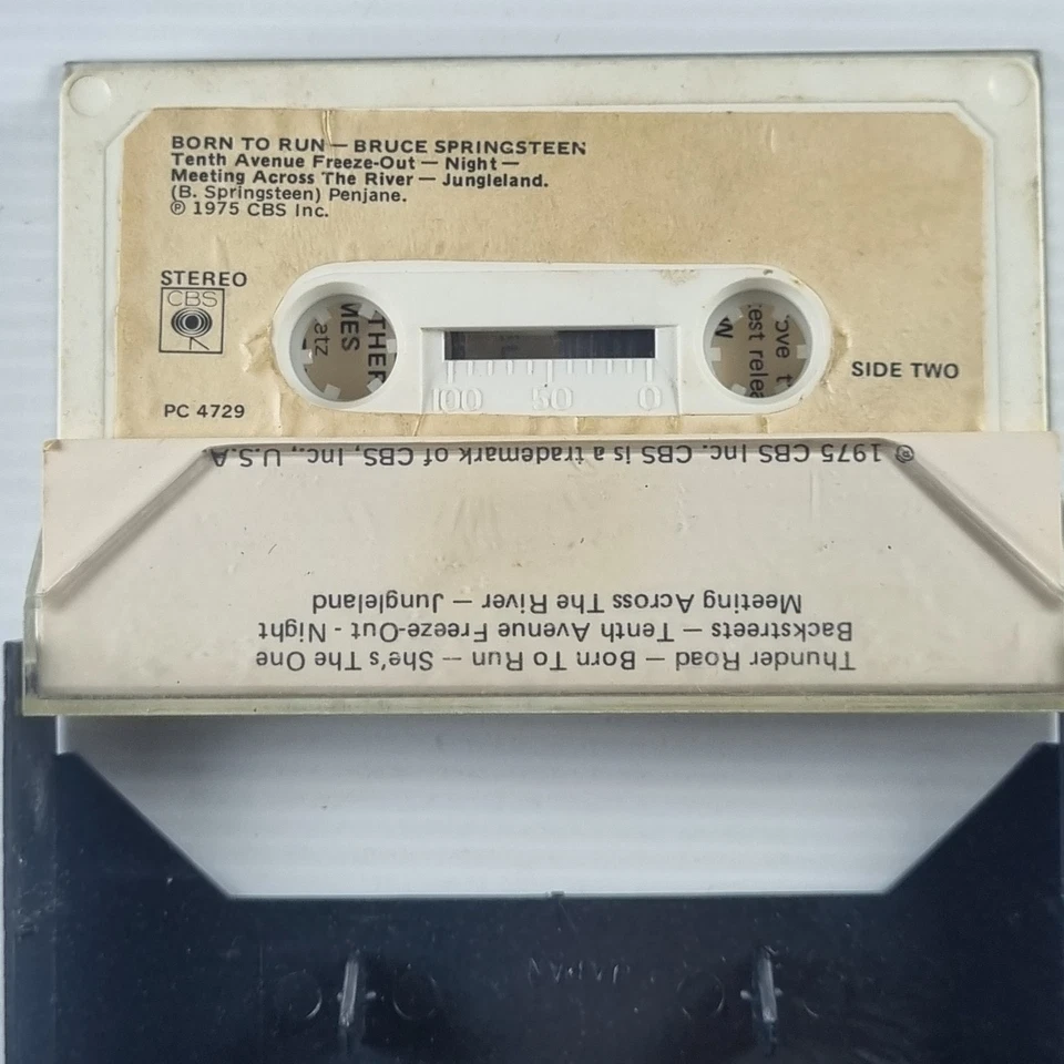 Bruce Springsteen – Born to Run (Cassette Tape, 1975) CBS - Image 3 of 3