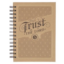 Christian Art Gifts Inspirational Journal, Trust in the Lord Wide Ruled Notebook