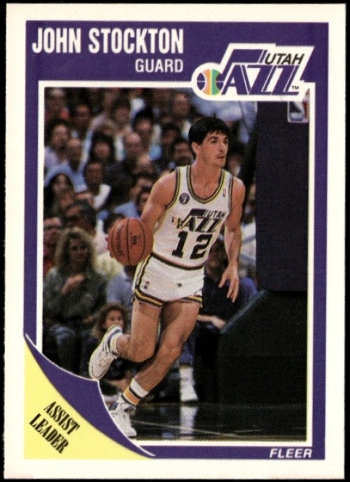 1989 FLEER #156 JOHN STOCKTON JAZZ