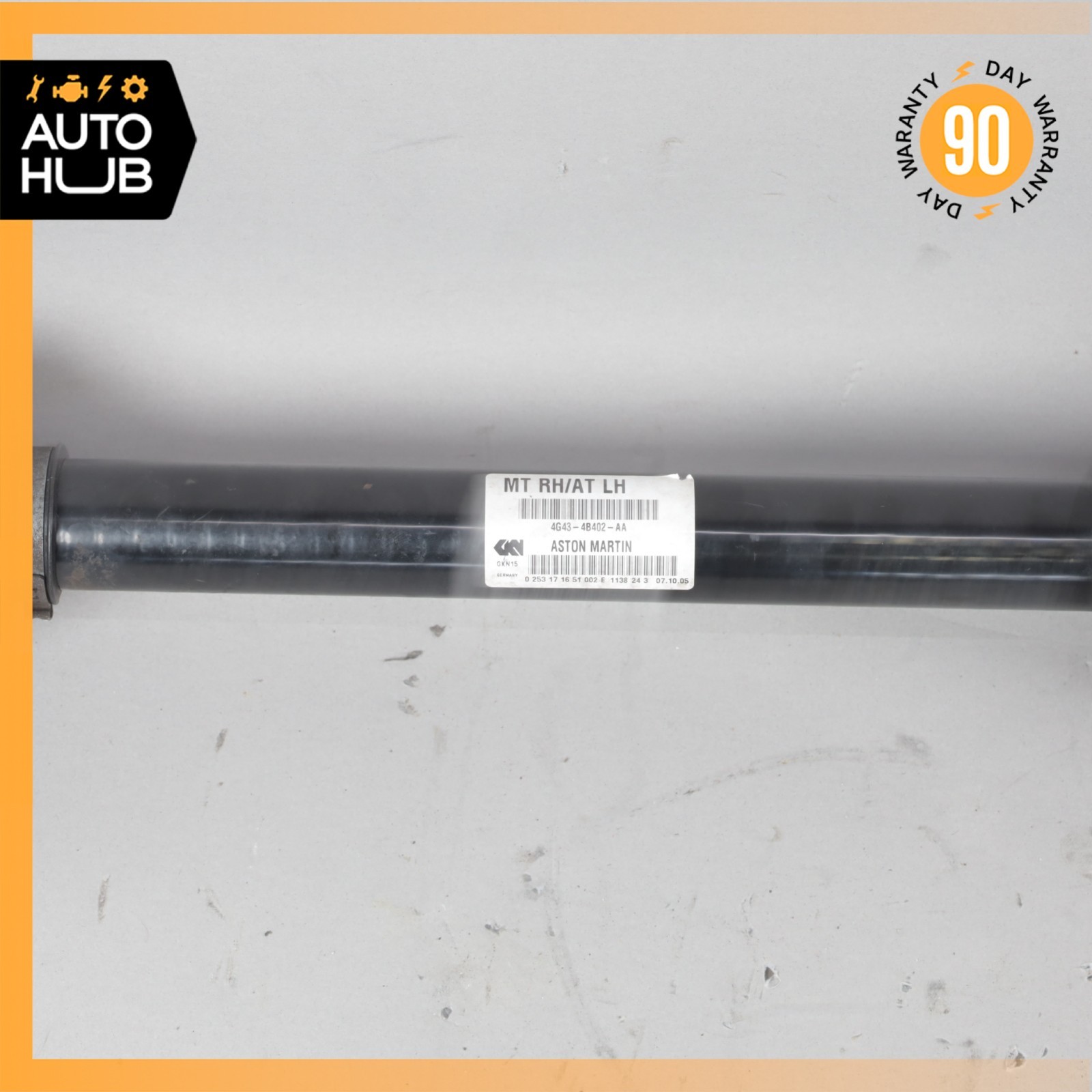 05-16 Aston Martin DB9 V8 Vantage Rear Right or Left Axle CV Half Shaft OEM 34k