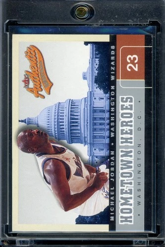 2002-03 Fleer Authentix Michael Jordan Hometown Heroes Silver /500 #16