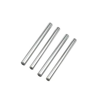 4PCS Pure Zinc Rods 100mm x 10mm 99.995% High Purity Zinc Bars 3.93  x 0.39