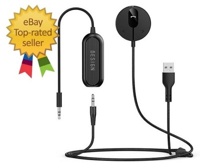 BK01 Bluetooth Car Kit, Wireless Aux Receiver for Handsfree Calls and...