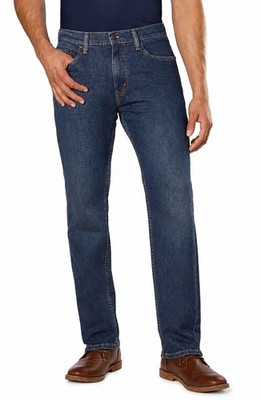 Levi's 505 Regular Stretch, Straight Leg Blue Jeans 30x29