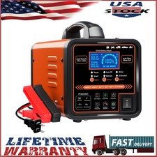 Heavy Duty Car Battery Charger 12V/24V Smart Automatic Intelligent Pulse Repair/
