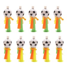  10 Pcs Fußball Fan Hupe Plastik Trompete Fußballspiel Horn Partyhupe