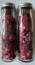 2 BUTELKI PRIMA BORDOWYCH KWIATÓW RZEMIEŚLNICZYCH DO SCRAPBOOKINGU I CARDMAKINGU