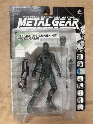 McFarlane 1999 Metal Gear Solid Action Figure Clear Stealth Ninja, Nib, Konami