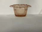 Vintage Pink Depression Open Lace Bowl Old Colony