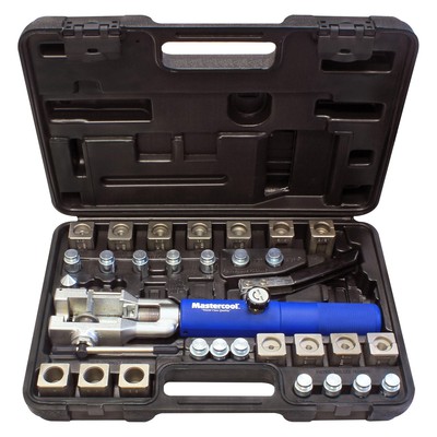 1/4'' to 3/8'' 4.75 to 10 mm Double & Bubble Universal Hydraulic Flaring Tool Kit