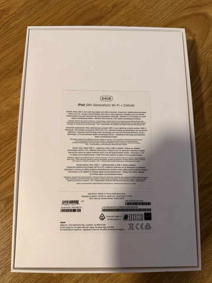 iPad 9th Generation 64GB Wi-Fi Cellular Space Gray (2021) - Bild 4 von 4
