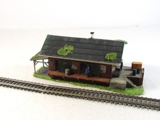 Faller H0 154 Güterschuppen -aufgearbeitet und patiniert - mit Figuren,  etc  *2