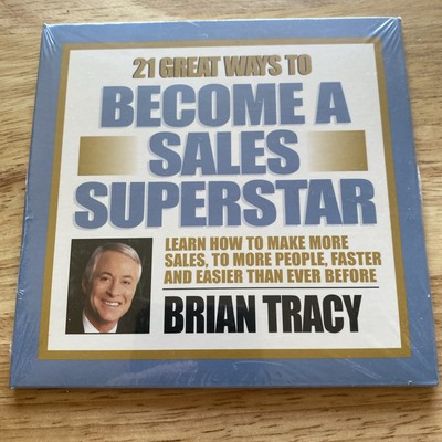 Brian Tracy 21 Ways To Become A Sales Superstar Audio Book CD SEALED