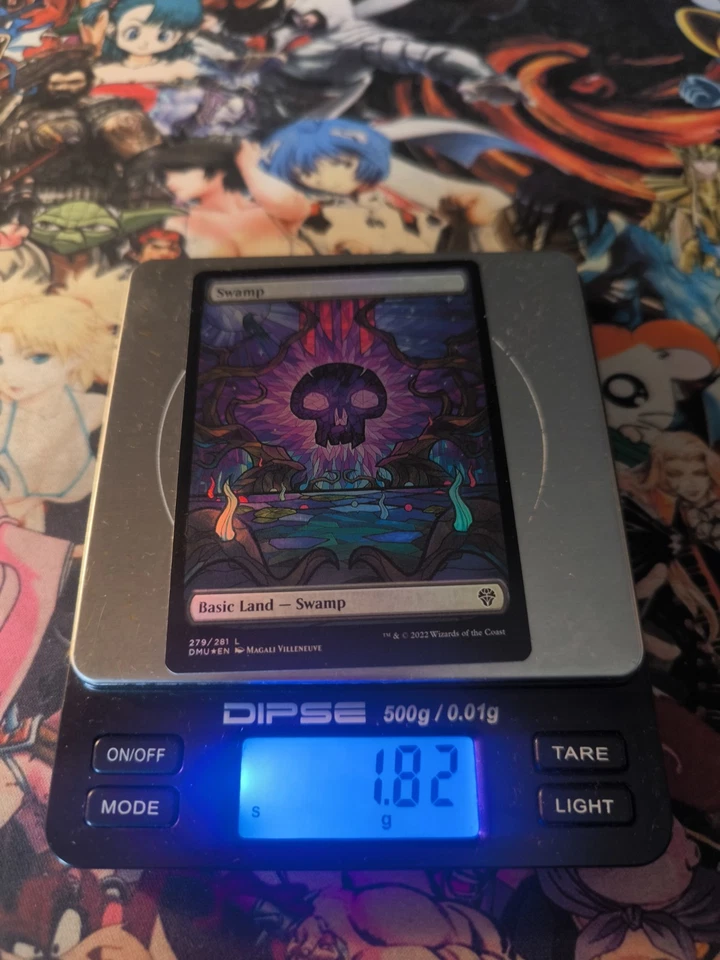 MTG Swamp V.4 🇬🇧 Nm Full Art Stained Glass Land FOIL Dominaria United DMU OG - Bild 2 von 4