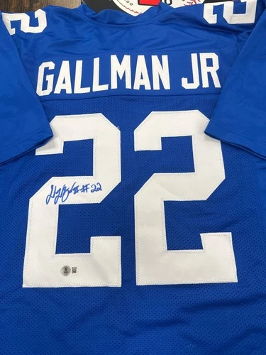 Wayne Gallman Jr. Signed Jersey Autograph Auto Beckett BAS Hologram NFL Football