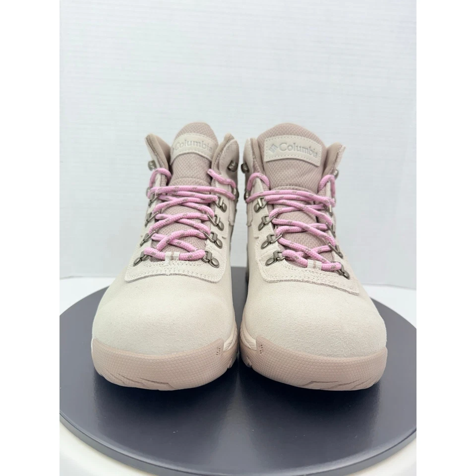 Columbia Newton Ridge Plus Womens Sz 11 Waterproof Amped Hiking Boots Dark Stone - Image 4 of 4