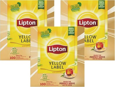 Lipton Yellow Label Teebeutel 300 Stück - 3 Hüllen x 100 Beutel
