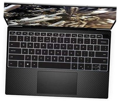Keyboard Cover for 2020 Dell New XPS 13 9300 9310 13.4 inch Laptop Black